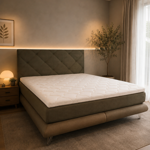Boxspringbett grün
