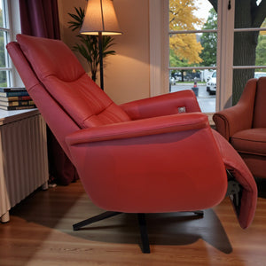 Relaxsessel Sam - Stoff Rot & Sitzheizung