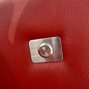 Relaxsessel Luca - Leder Rot & Aufstehhilfe