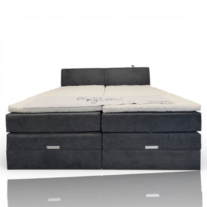 Boxspringbett Pia mit Stauraum - 200 × 200 cm