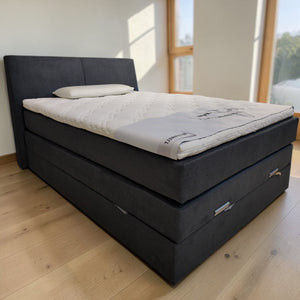 Boxspringbett Pia mit Stauraum - 140 × 200 cm