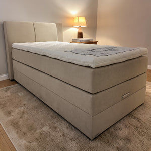 Boxspringbett Pia mit Stauraum - 100x200 cm