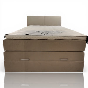 Boxspringbett Pia mit Stauraum - 140 × 200 cm