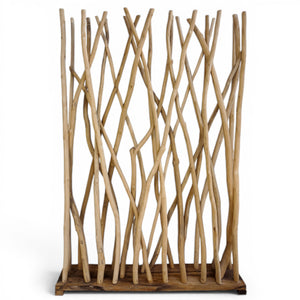 Raumteiler Paravant Rivo – Natürliches Design aus Teakholz