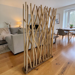 Raumteiler Paravant Rivo – Natürliches Design aus Teakholz