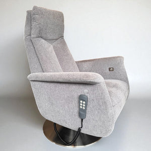 Relaxsessel Sam mit Aufstehhilfe – Stoff Dunkelgrau