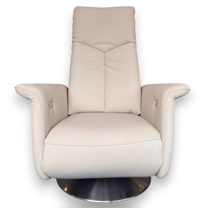 Relaxsessel Sam mit Aufstehhilfe – Echtleder Beige