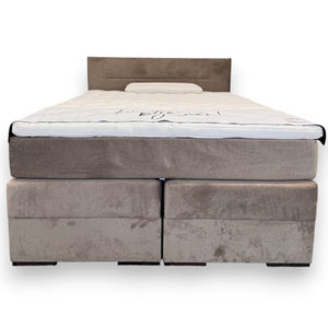 Boxspringbett Lisa mit Stauraum – 140×200 cm